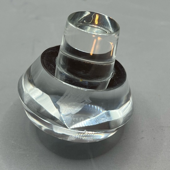 Vintage Clear Glass Round Decanter Stopper Replacement - Picture 6 of 8